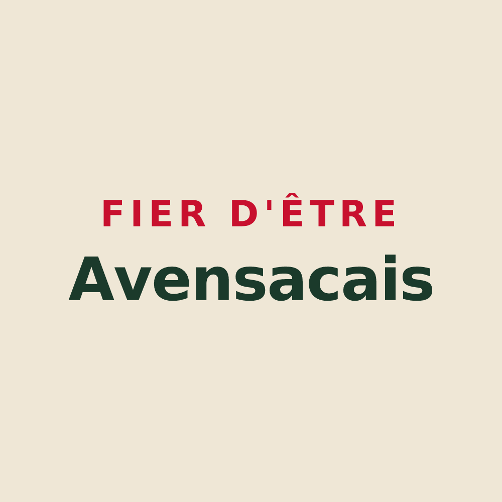 Tote bag « Fier d'être Avensacais » — design pour Avensac