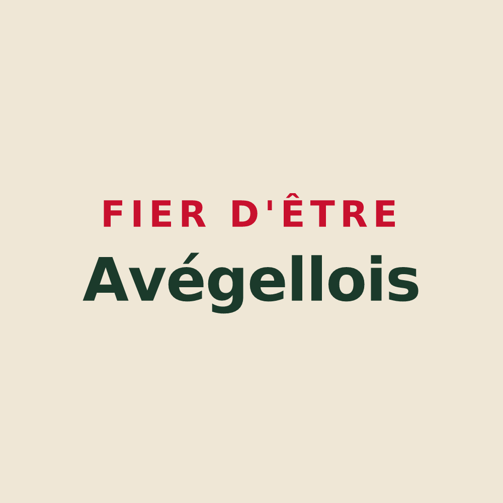 Tote bag « Fier d'être Avégellois » — design pour Avéron-Bergelle