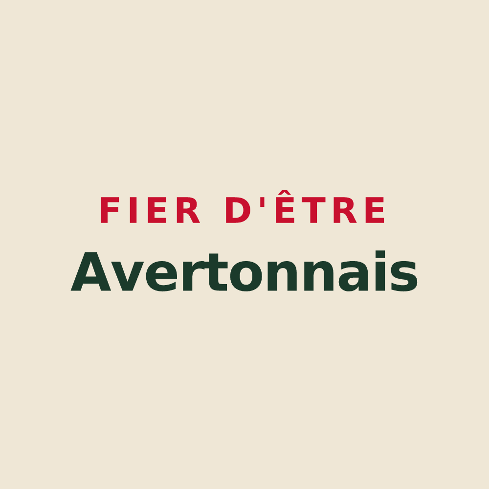 Tote bag « Fier d'être Avertonnais » — design pour Averton