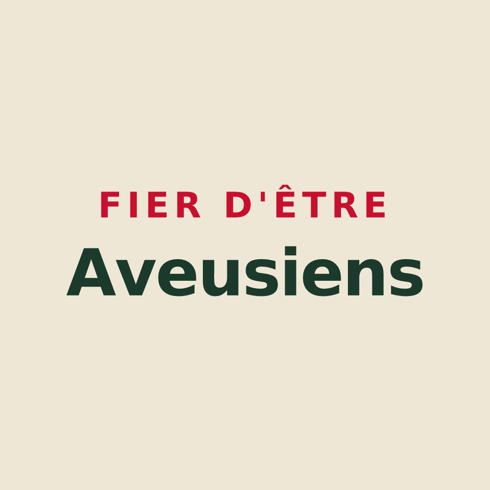 Tote bag « Fier d'être Aveusiens » — design pour Aveux