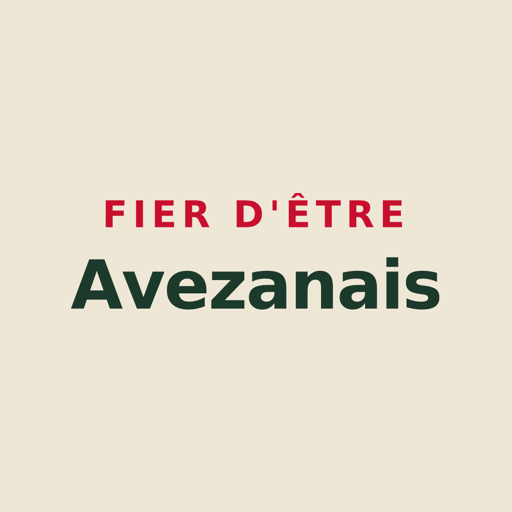 Tote bag « Fier d'être Avezanais » — design pour Avezan