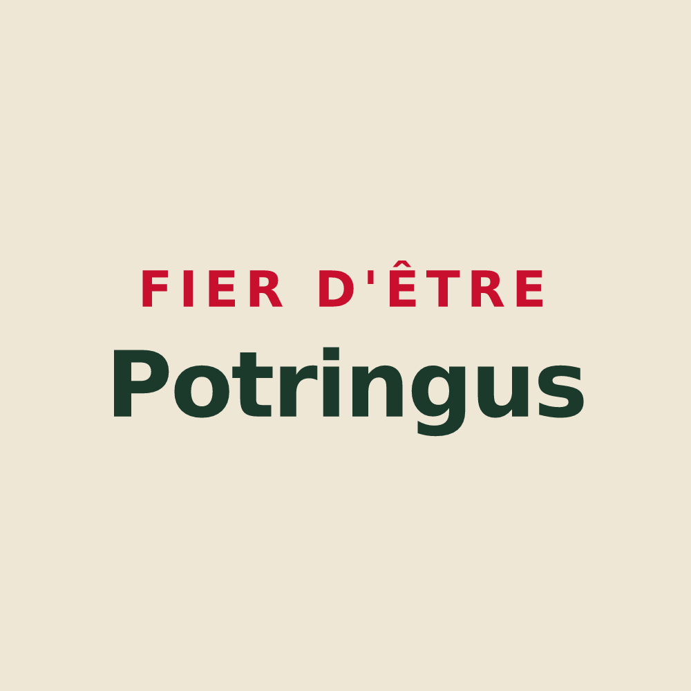 Tote bag « Fier d'être Potringus » — design pour Avignon-lès-Saint-Claude