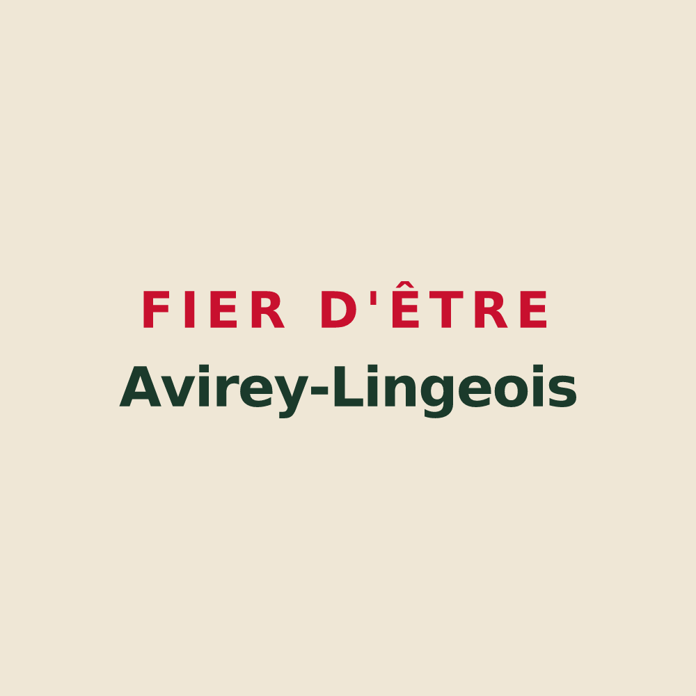 Tote bag « Fier d'être Avirey-Lingeois » — design pour Avirey-Lingey