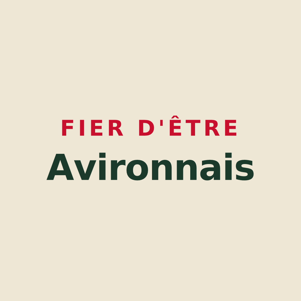 Tote bag « Fier d'être Avironnais » — design pour Aviron