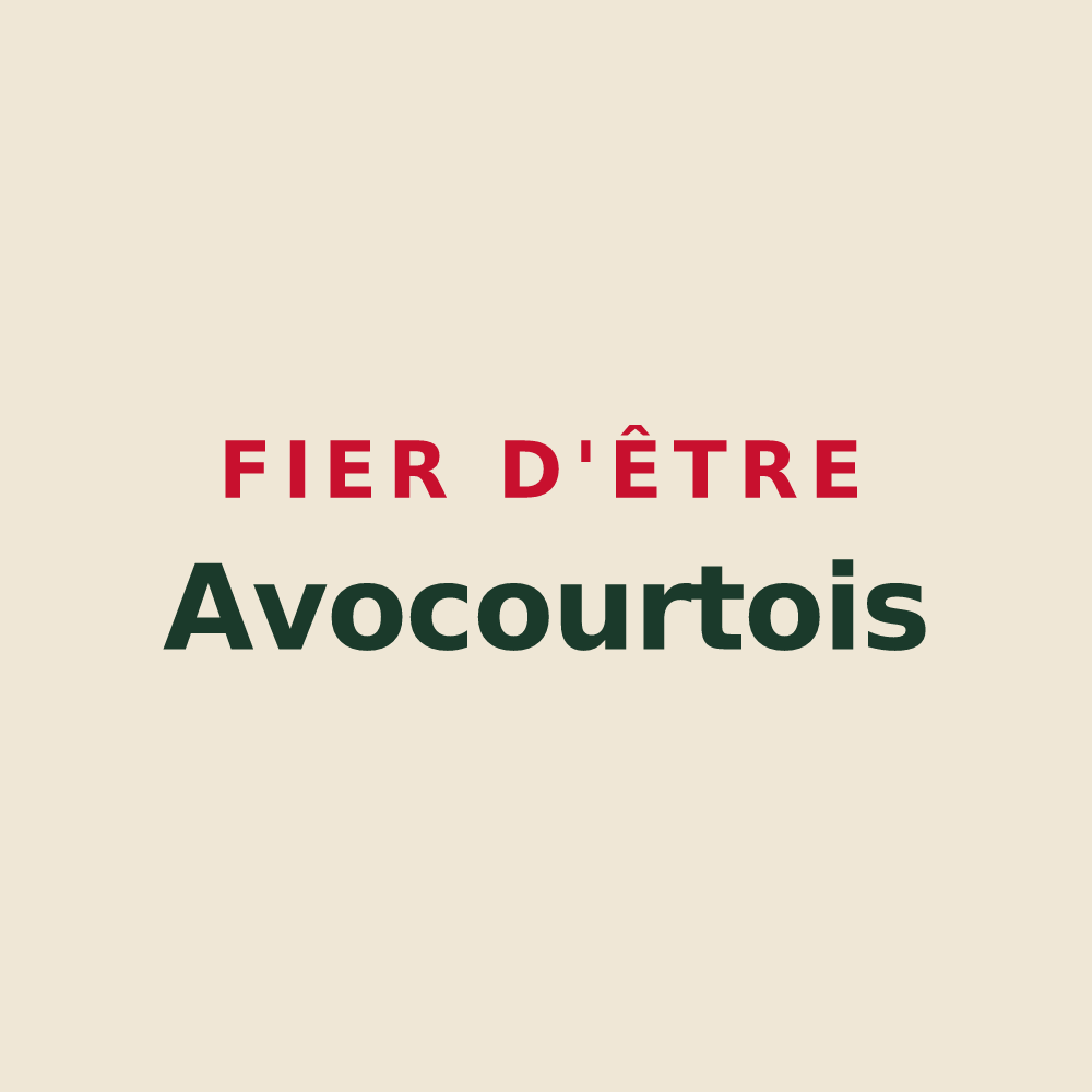 Tote bag « Fier d'être Avocourtois » — design pour Avocourt