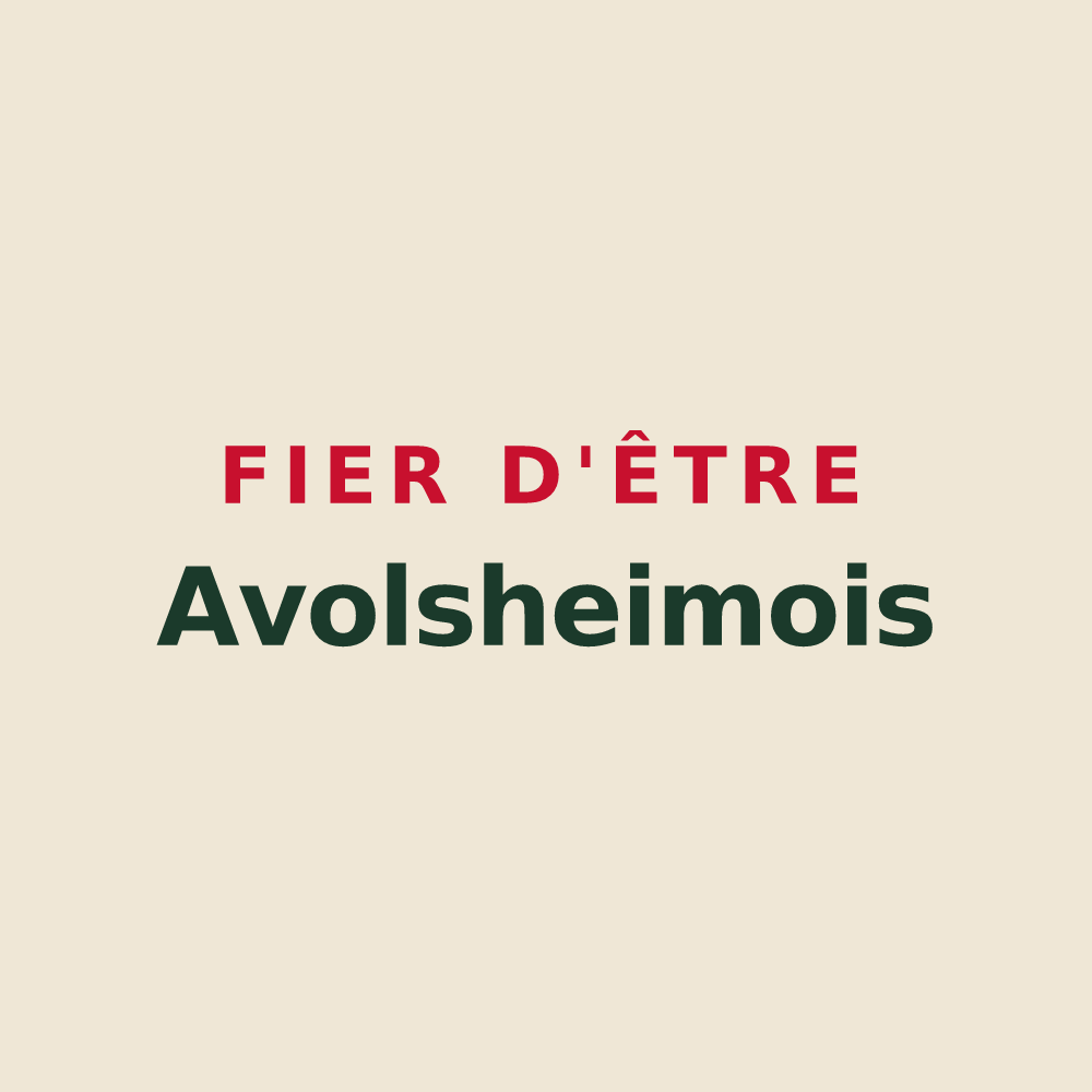 Tote bag « Fier d'être Avolsheimois » — design pour Avolsheim