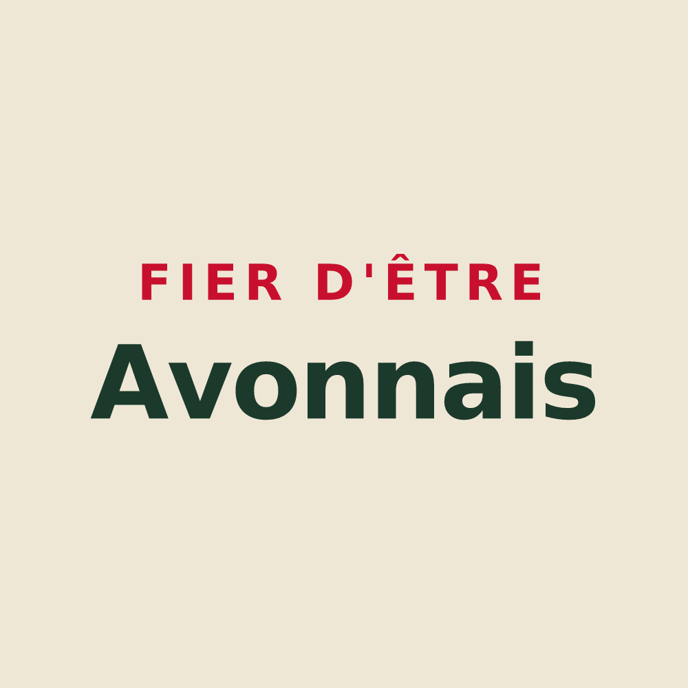 Tote bag « Fier d'être Avonnais » — design pour Avon