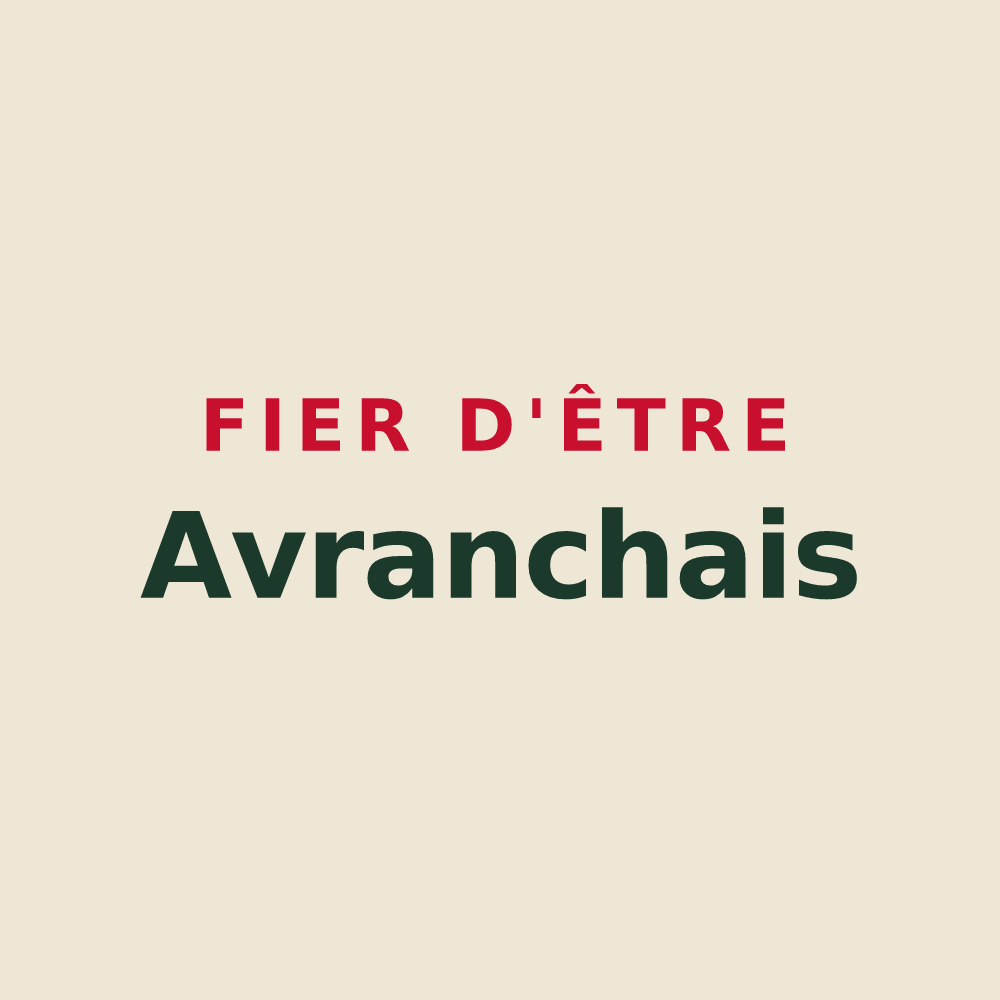 Tote bag « Fier d'être Avranchais » — design pour Avranches
