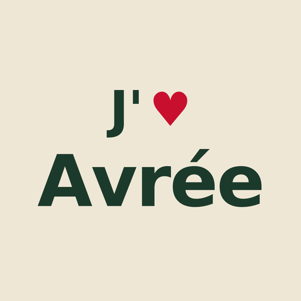 Tote bag personnalisé Avrée — design J'aime Avrée