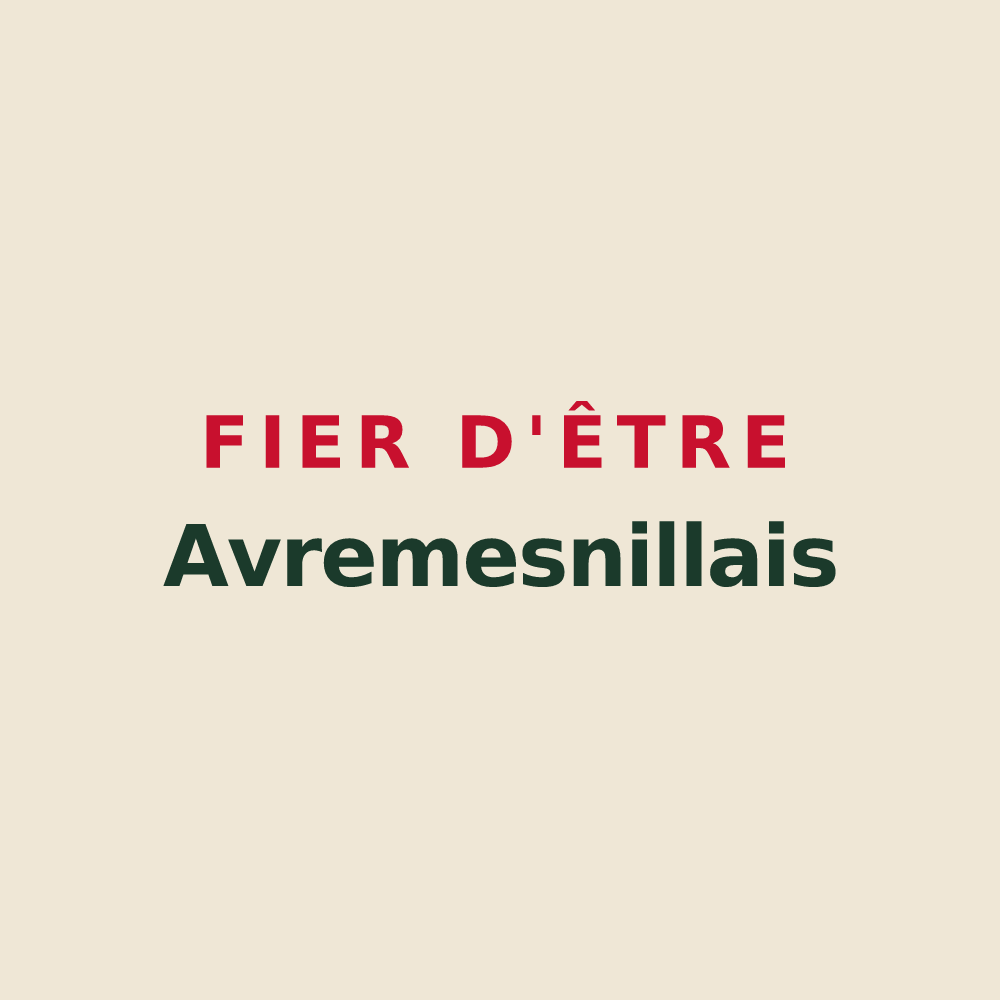 Tote bag « Fier d'être Avremesnillais » — design pour Avremesnil