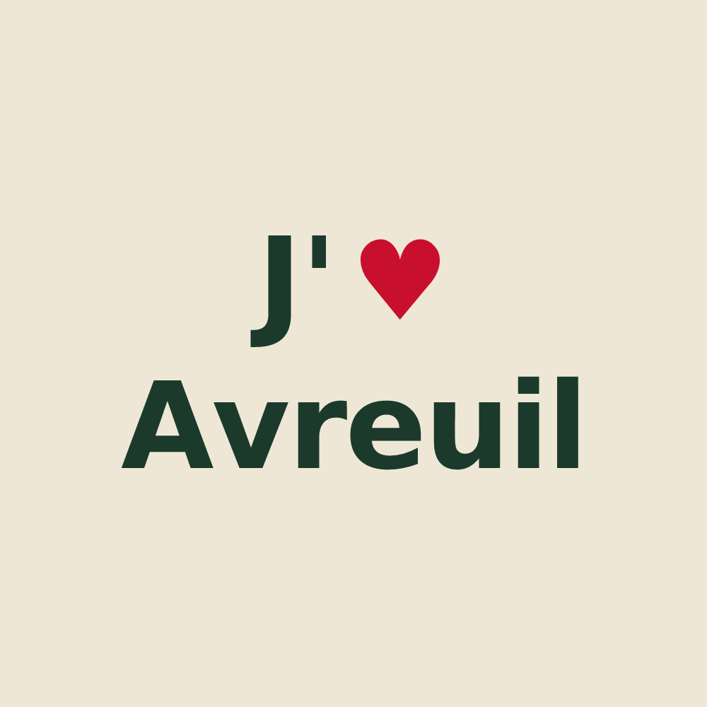Tote bag personnalisé Avreuil — design J'aime Avreuil