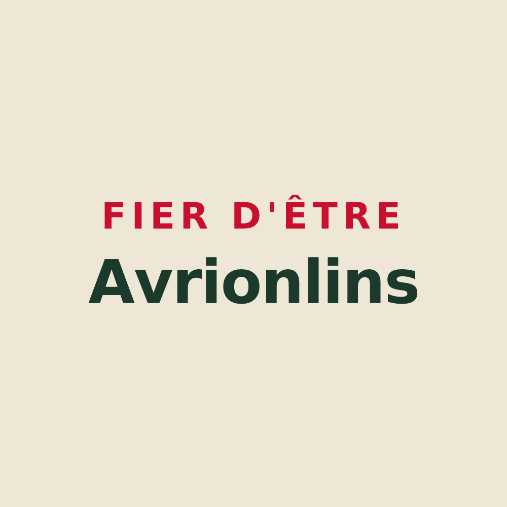 Tote bag « Fier d'être Avrionlins » — design pour Avrieux