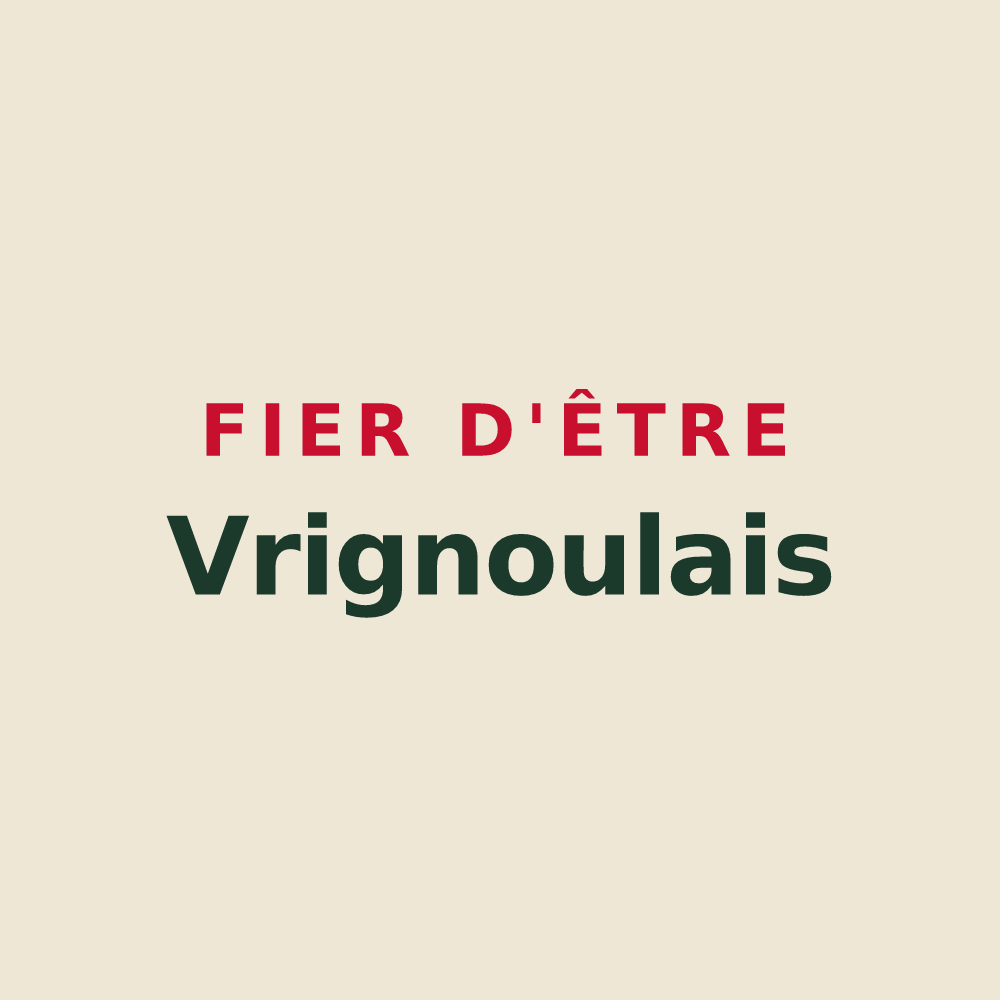 Tote bag « Fier d'être Vrignoulais » — design pour Avrigney-Virey