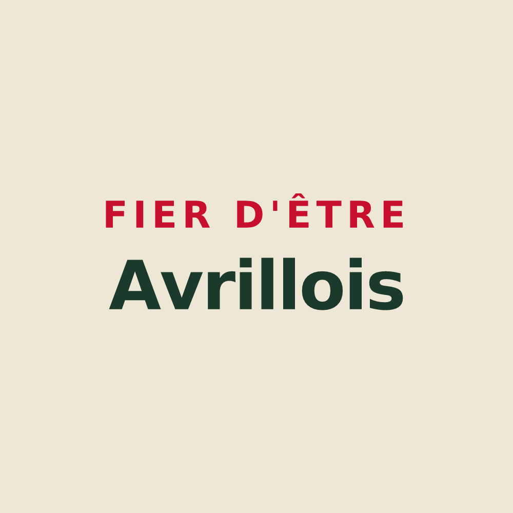 Tote bag « Fier d'être Avrillois » — design pour Avrilly