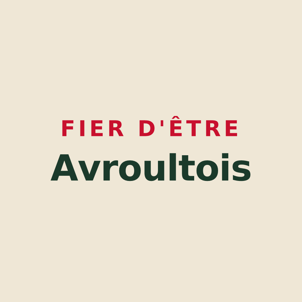Tote bag « Fier d'être Avroultois » — design pour Avroult