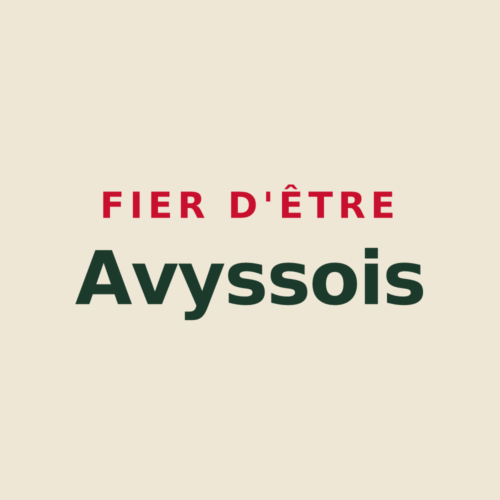 Tote bag « Fier d'être Avyssois » — design pour Avy