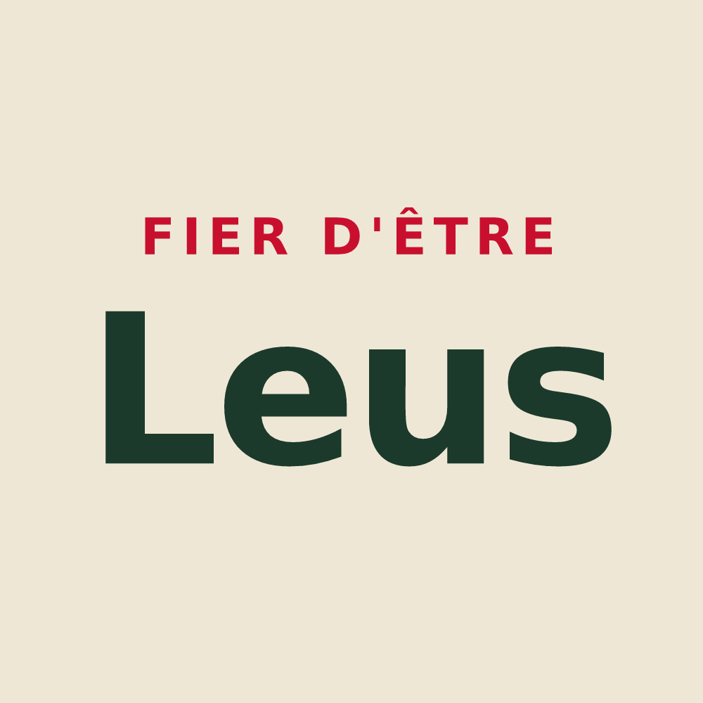 Tote bag « Fier d'être Leus » — design pour Awoingt