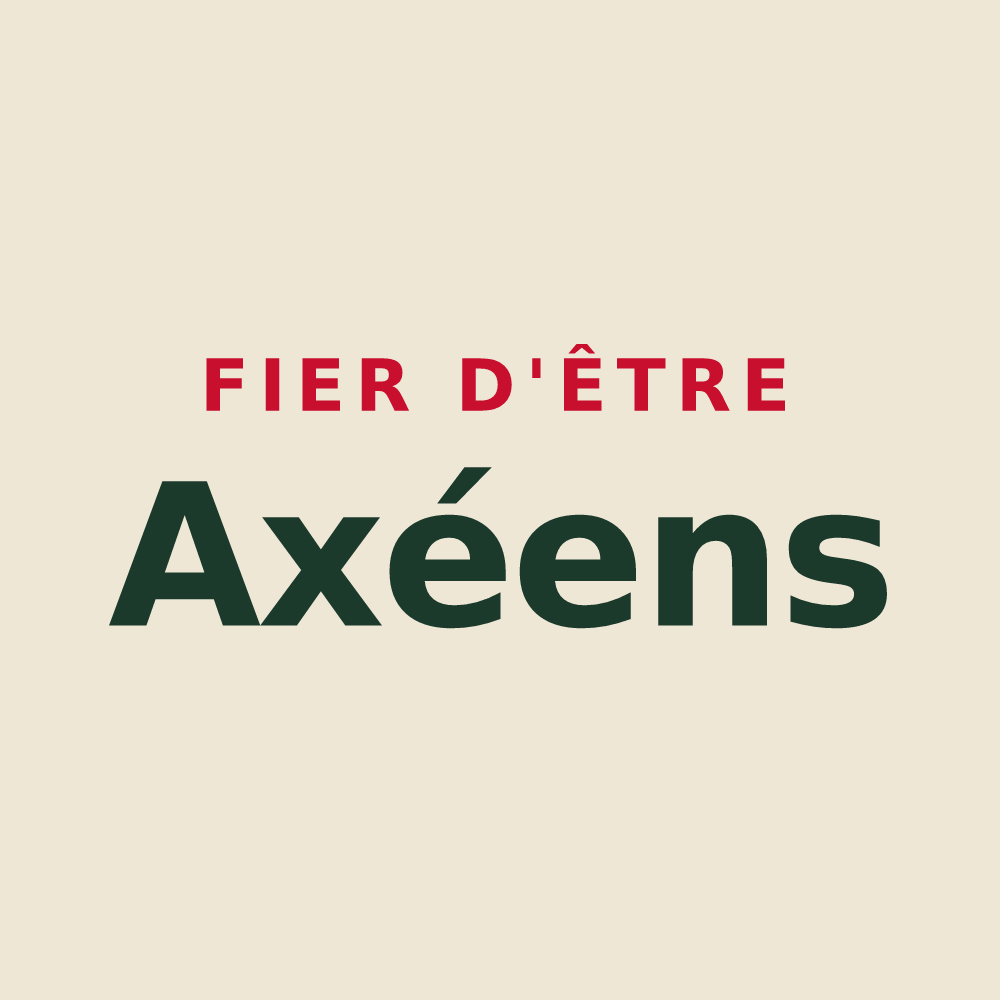 Tote bag « Fier d'être Axéens » — design pour Ax-les-Thermes