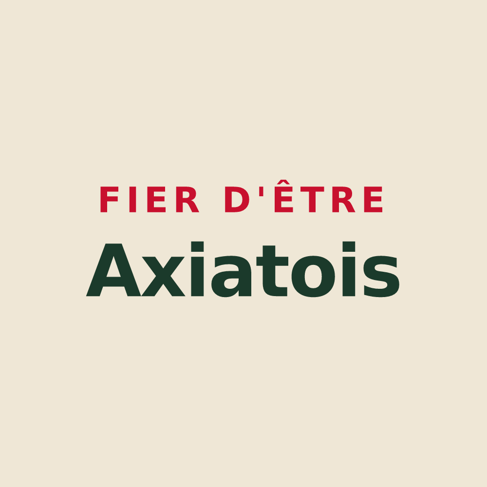 Tote bag « Fier d'être Axiatois » — design pour Axiat