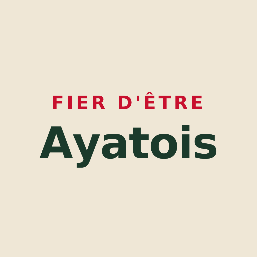 Tote bag « Fier d'être Ayatois » — design pour Ayat-sur-Sioule