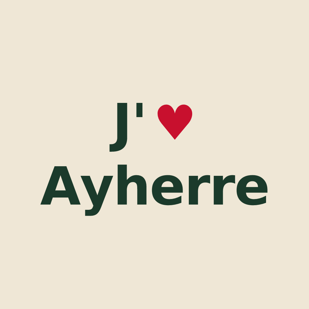 Tote bag personnalisé Ayherre — design J'aime Ayherre