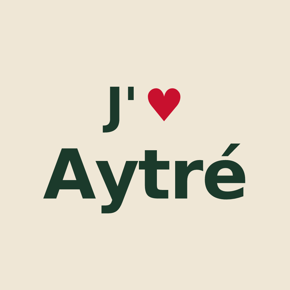 Tote bag personnalisé Aytré — design J'aime Aytré