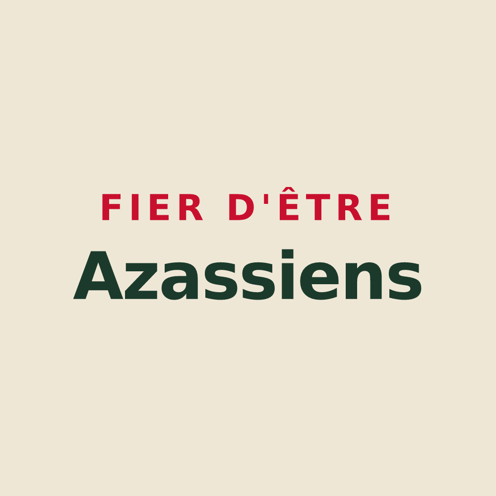 Tote bag « Fier d'être Azassiens » — design pour Azas