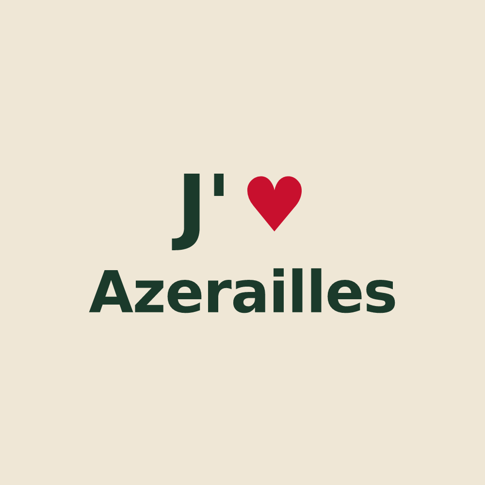 Tote bag personnalisé Azerailles — design J'aime Azerailles