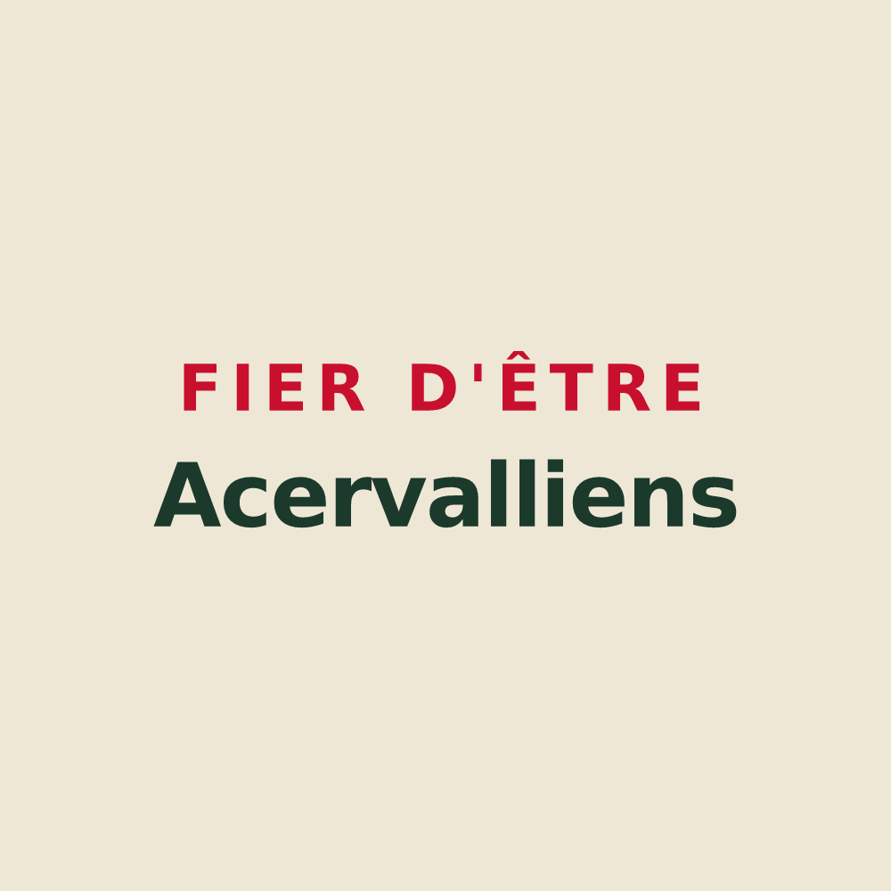 Tote bag « Fier d'être Acervalliens » — design pour Azerailles