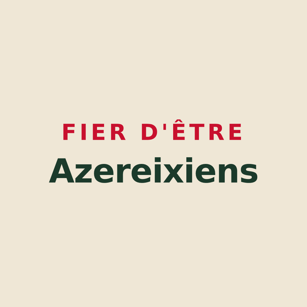 Tote bag « Fier d'être Azereixiens » — design pour Azereix