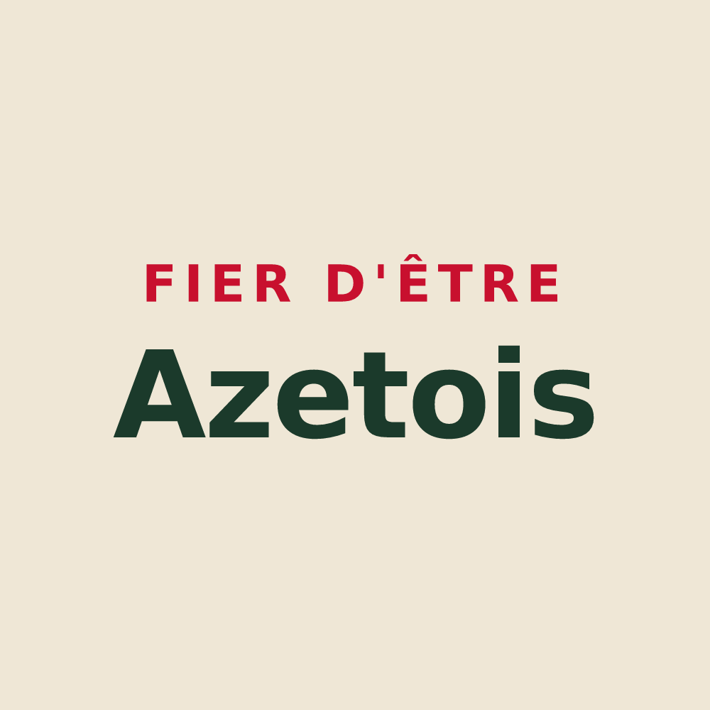 Tote bag « Fier d'être Azetois » — design pour Azet