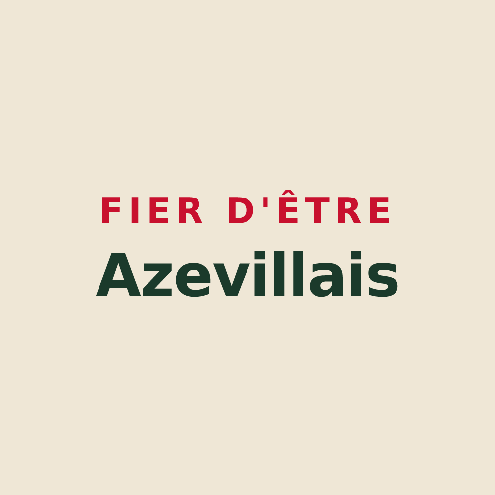 Tote bag « Fier d'être Azevillais » — design pour Azeville