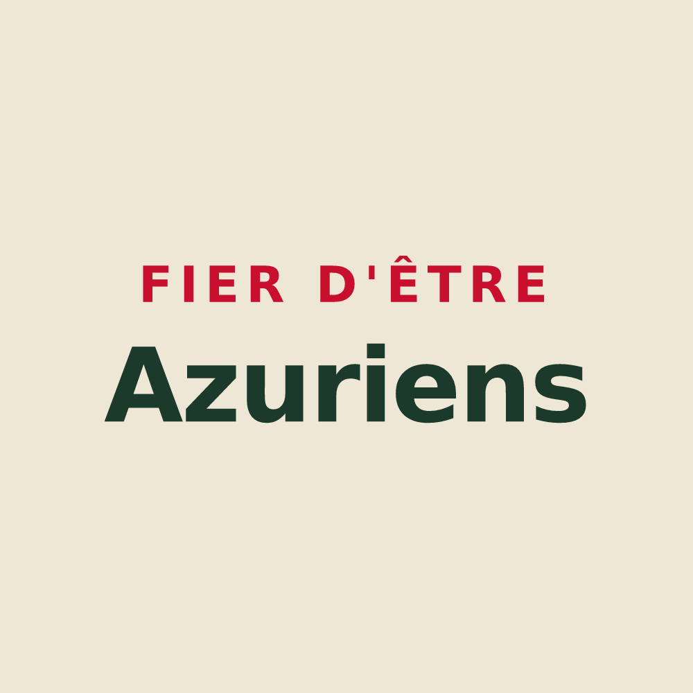 Tote bag « Fier d'être Azuriens » — design pour Azur