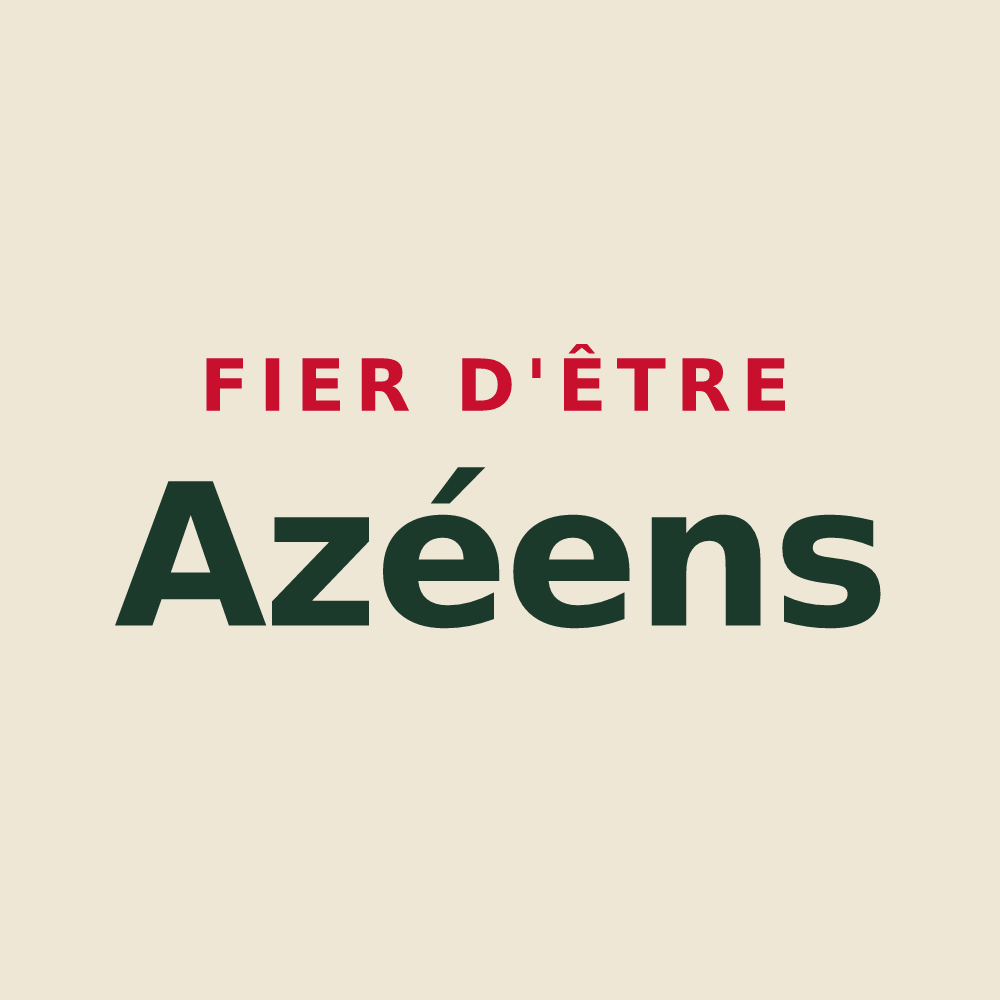 Tote bag « Fier d'être Azéens » — design pour Azy
