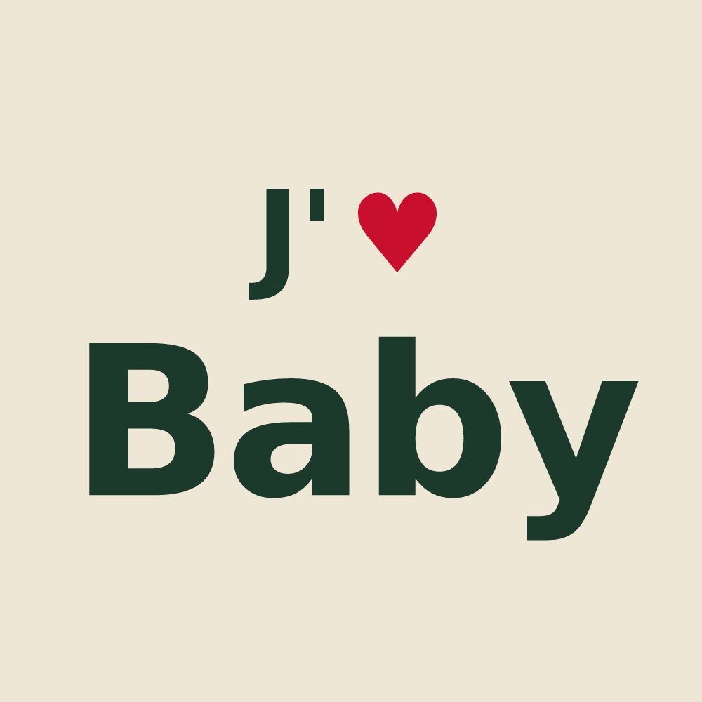 Tote bag personnalisé Baby — design J'aime Baby