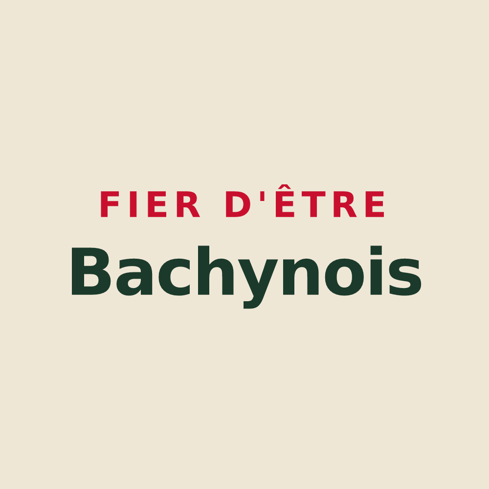 Tote bag « Fier d'être Bachynois » — design pour Bachy