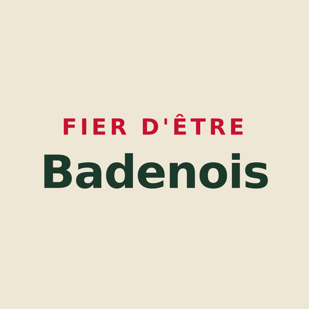 Tote bag « Fier d'être Badenois » — design pour Baden