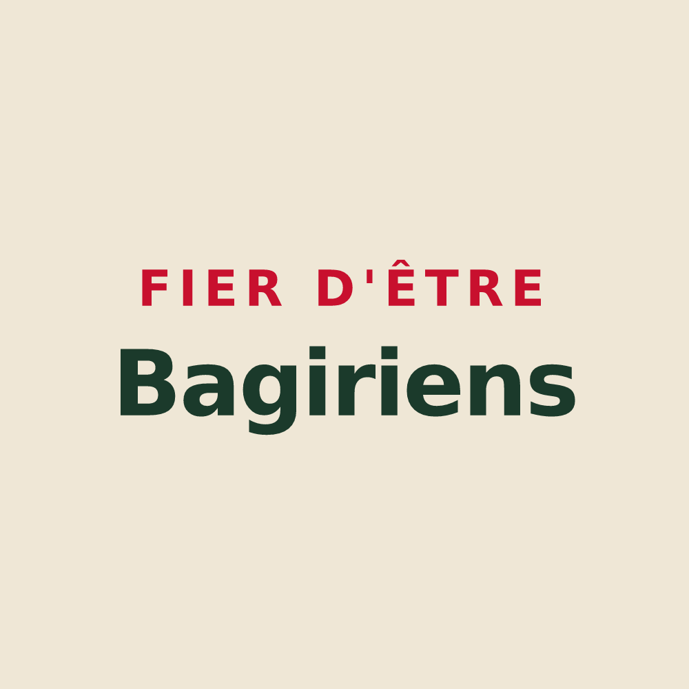 Tote bag « Fier d'être Bagiriens » — design pour Bagiry