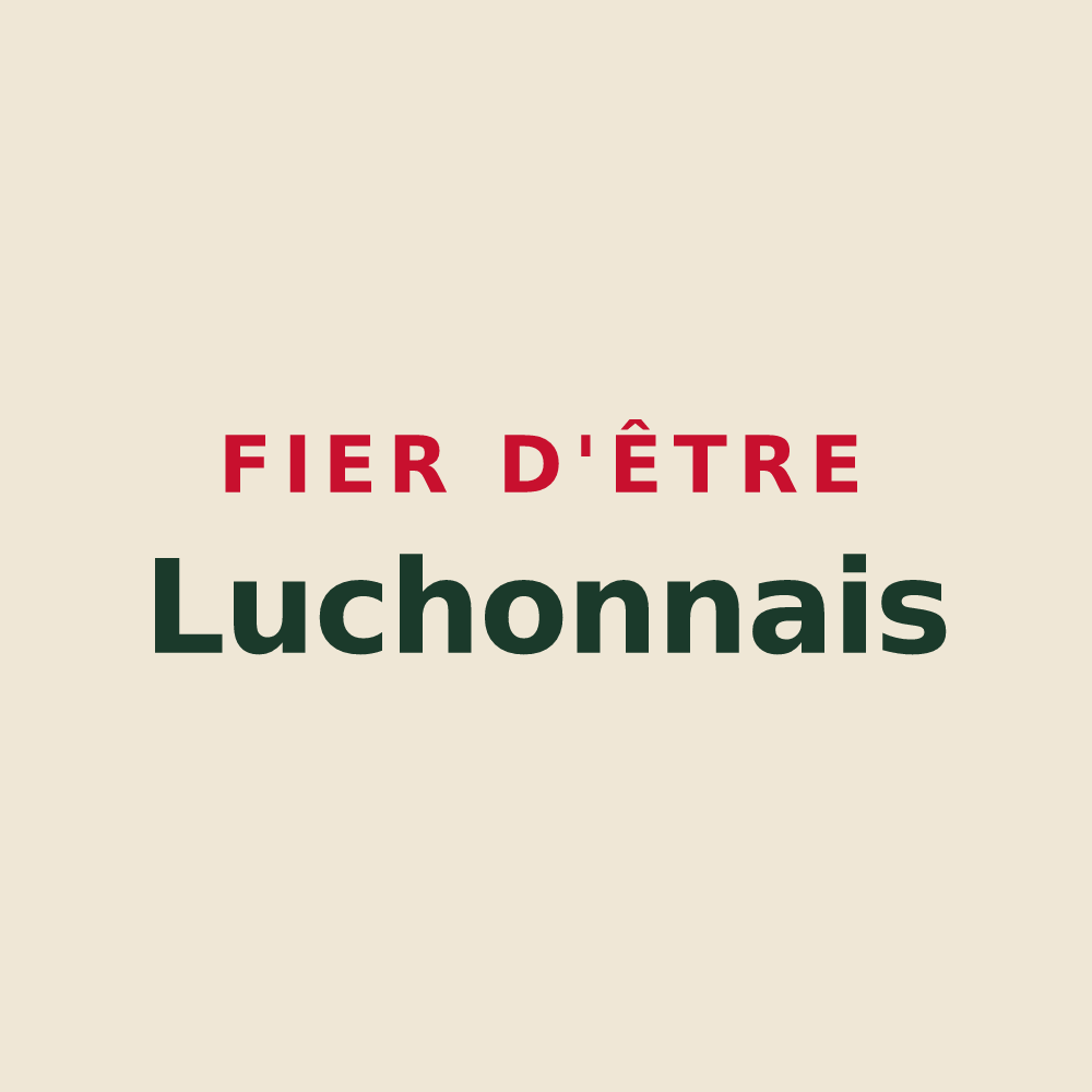 Tote bag « Fier d'être Luchonnais » — design pour Bagnères-de-Luchon
