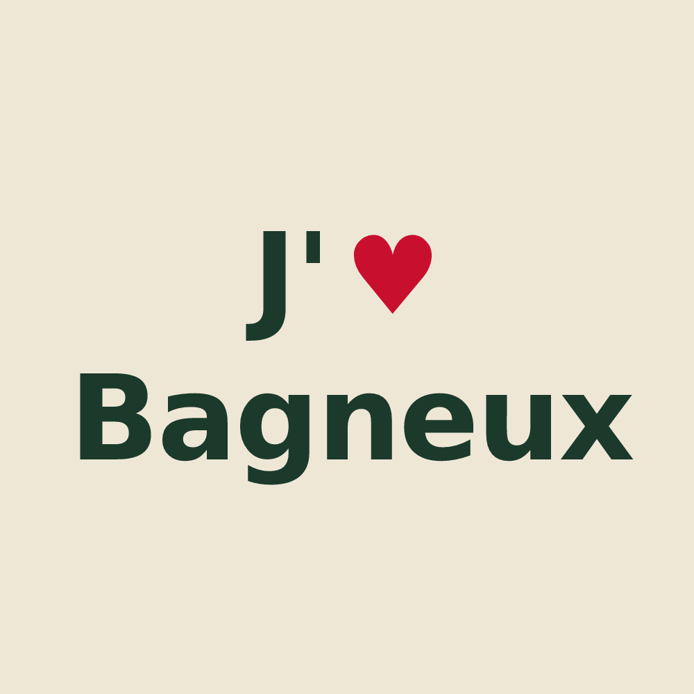 Tote bag personnalisé Bagneux — design J'aime Bagneux