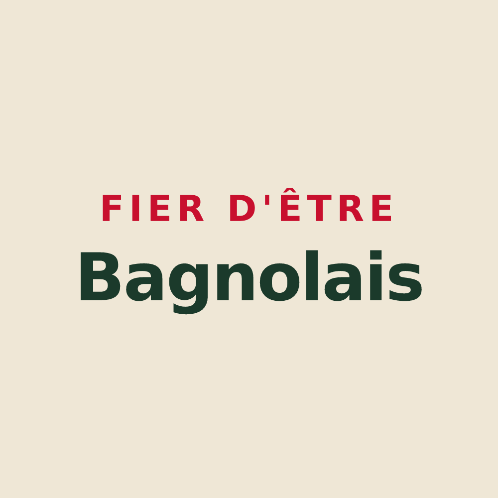 Tote bag « Fier d'être Bagnolais » — design pour Bagnols