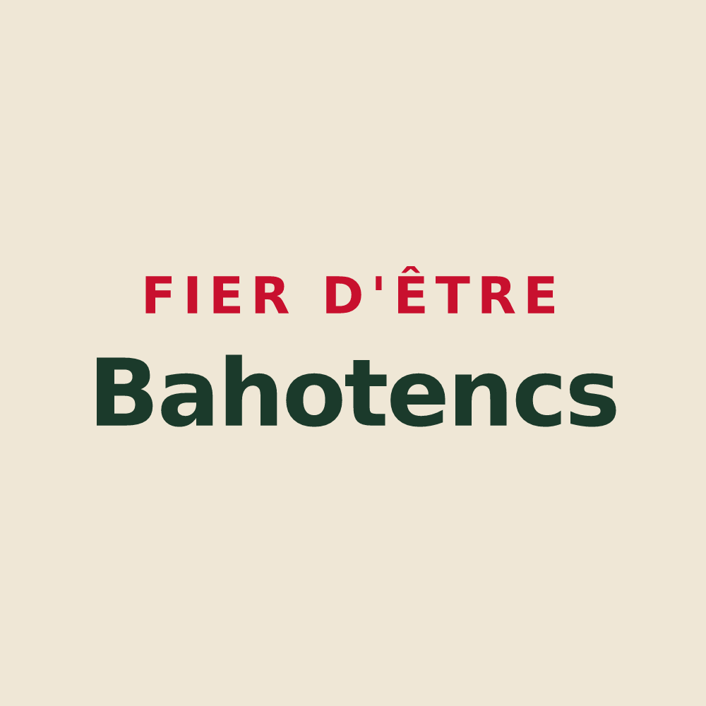 Tote bag « Fier d'être Bahotencs » — design pour Baho
