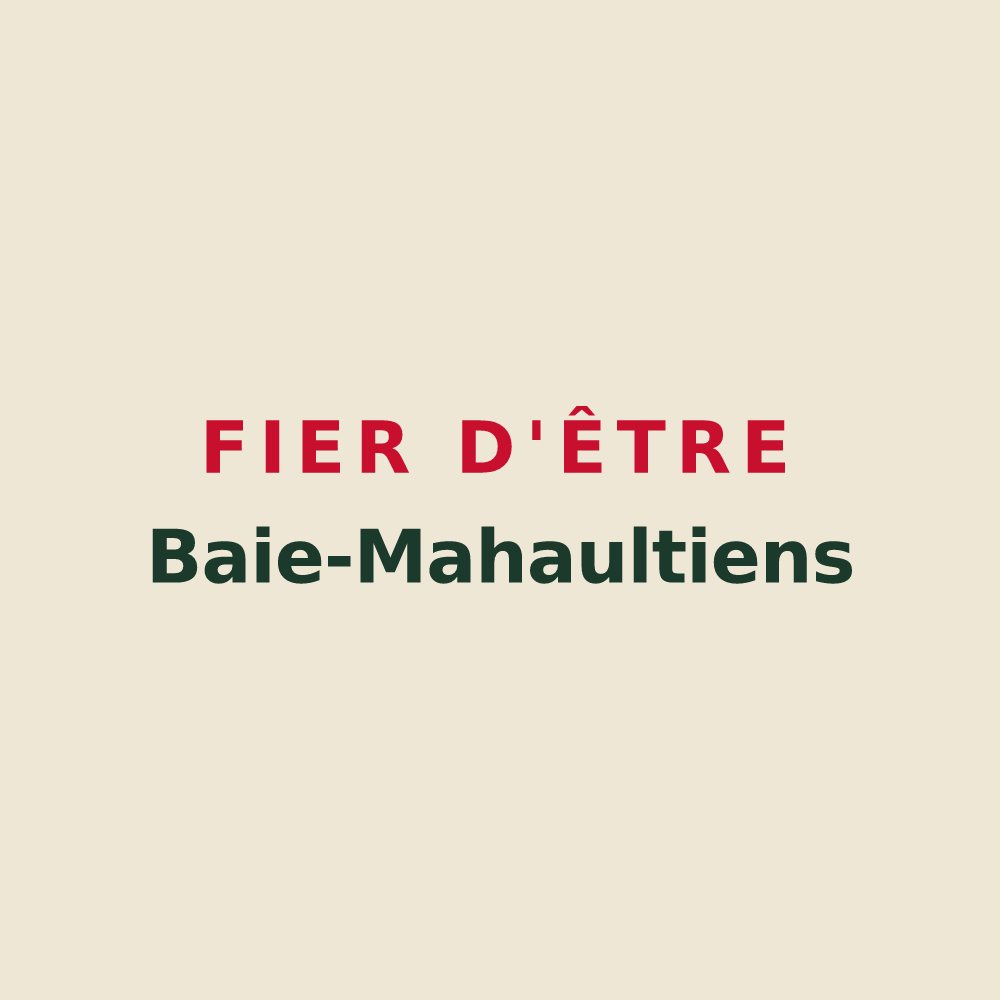 Tote bag « Fier d'être Baie-Mahaultiens » — design pour Baie-Mahault