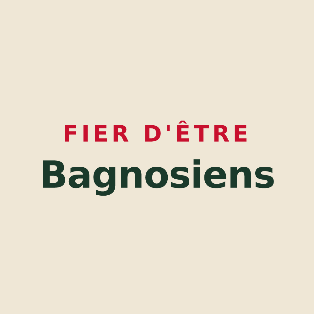 Tote bag « Fier d'être Bagnosiens » — design pour Baigneux-les-Juifs