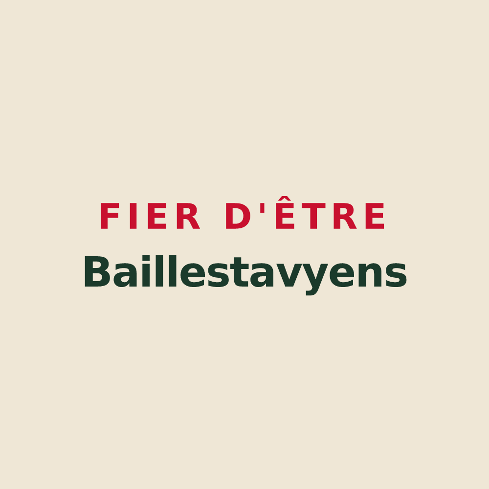 Tote bag « Fier d'être Baillestavyens » — design pour Baillestavy