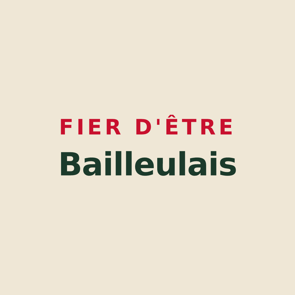 Tote bag « Fier d'être Bailleulais » — design pour Bailleul