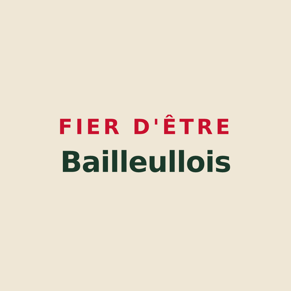 Tote bag « Fier d'être Bailleullois » — design pour Bailleul-la-Vallée