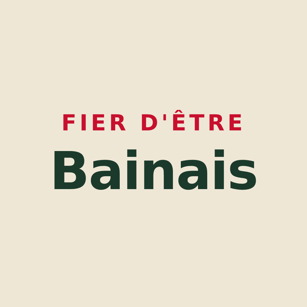 Tote bag « Fier d'être Bainais » — design pour Bain-de-Bretagne