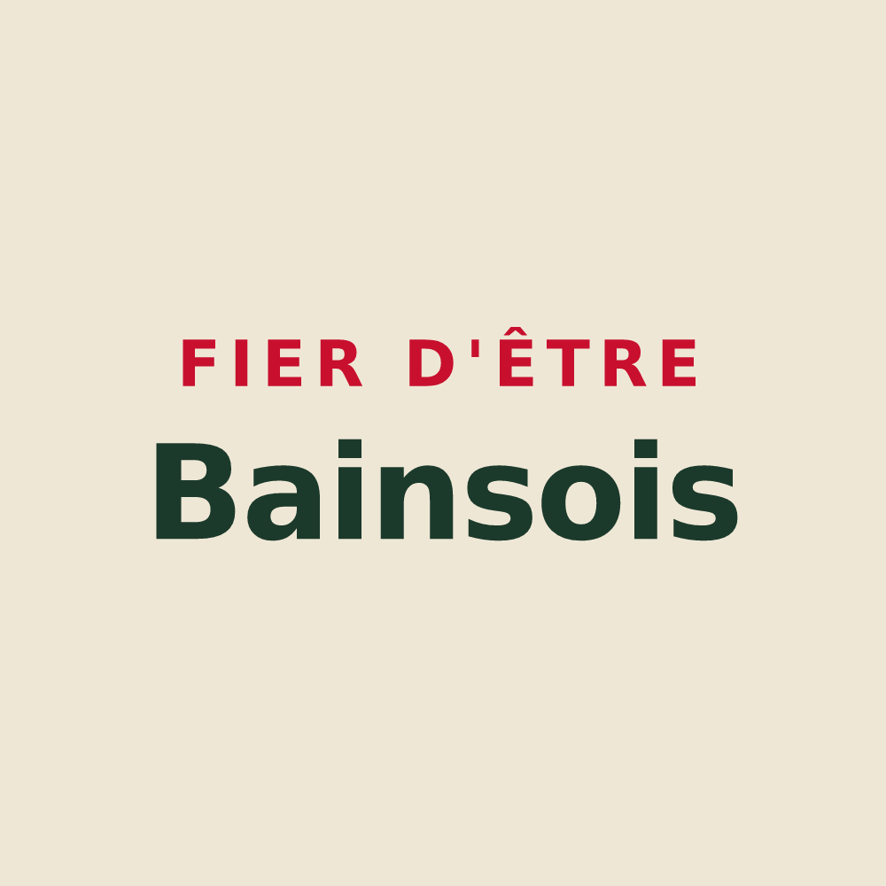 Tote bag « Fier d'être Bainsois » — design pour Bains-sur-Oust