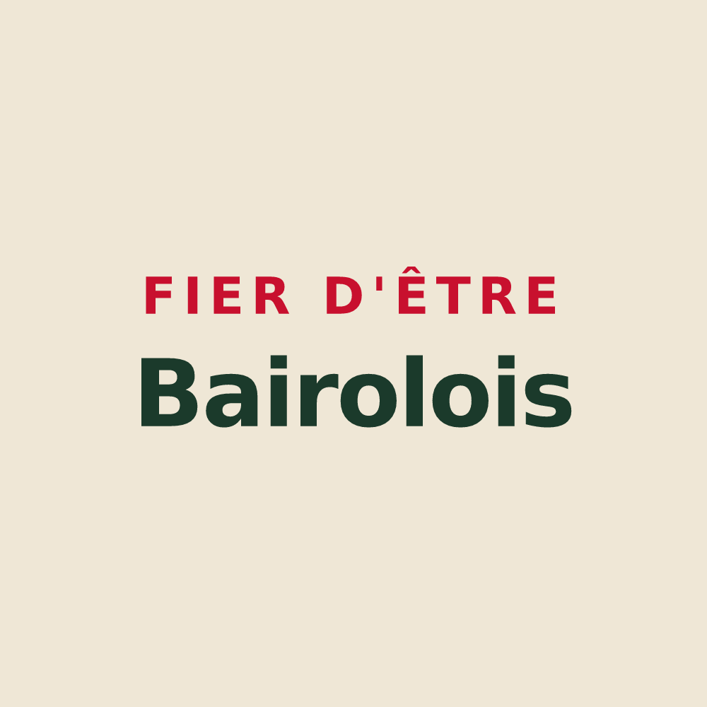 Tote bag « Fier d'être Bairolois » — design pour Bairols